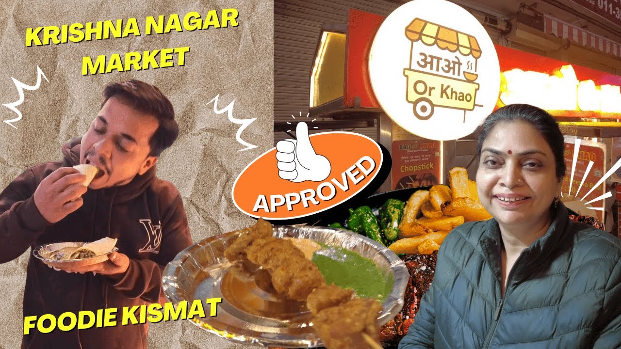 ₹Street Food in Krishna Nagar 😋 | Chopstick, Shawarma & Plant-Based Veg Leg | Foodie Kismat