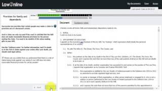 Making a Will online
