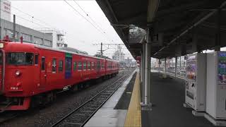JR九州　南宮崎駅（西都城～宮崎）6880M &ホーム
