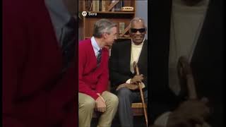 Mr Rogers tells Ray Charles a joke