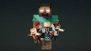 Thumbnail for 4 Goobers Survived ONE BLOCK HORROR in Minecraft