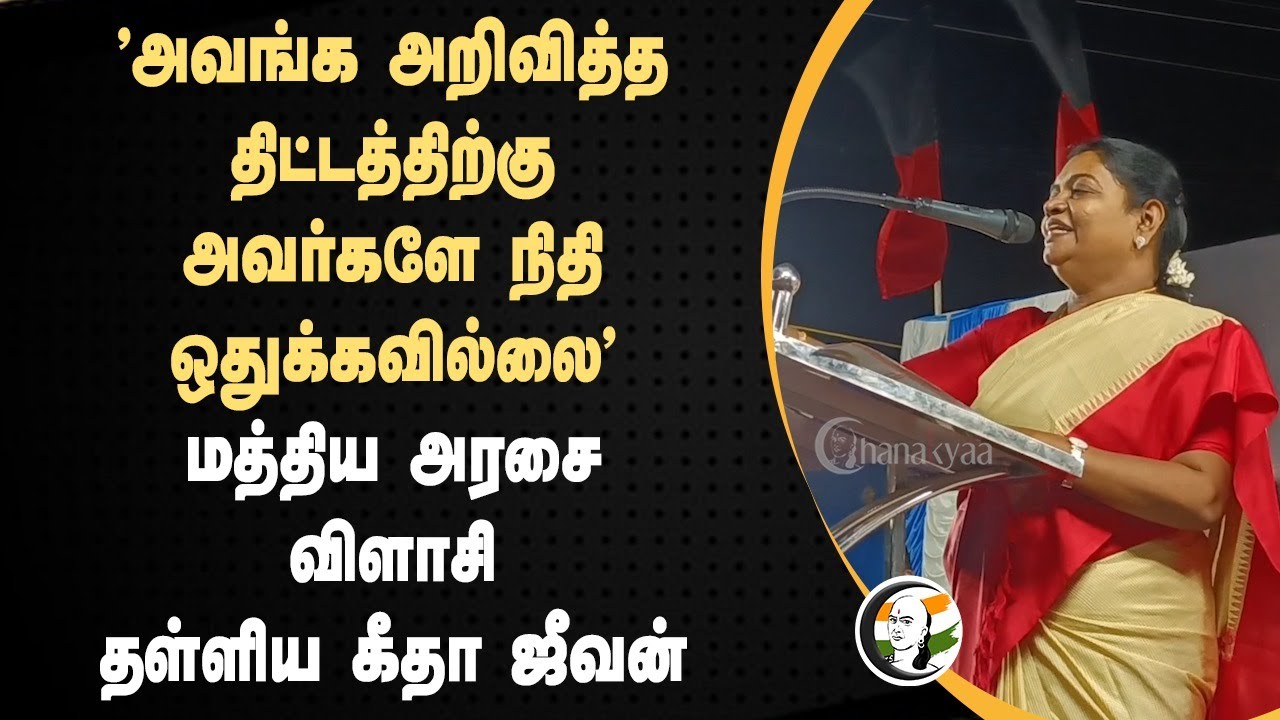 ⁣"அவங்க அறிவித்த திட்டத்திற்கு அவர்களே நிதி ஒதுக்கவில்லை" Geetha Jeevan Speech on Budget | Nirmala