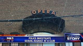 Atlanta Police investigate sexual assault at a club