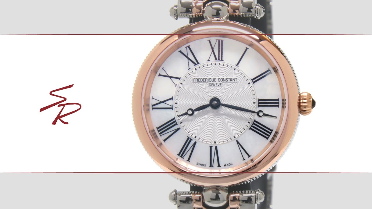 Frederique Constant Orologio Analogico Uomo Modello FC-200MPW2AR2B - Quadrante Bianco, Cinturino In Pelle, Eleganza Classica Svizzera