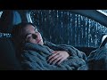 Soft Rain Falling on Car Windows During Night Calm for Better Relaxation