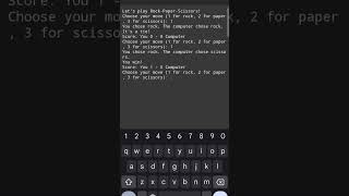 Rock- Paper- Scissors game using c language// c language game