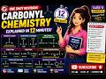 Carbonyl Chemistry Explained in 12 Minutes 🧪 | Aldehydes &amp; Ketones One Shot Revision