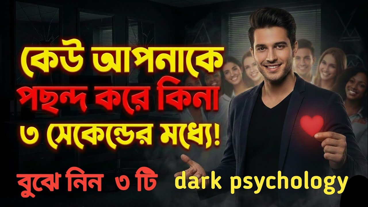 Understand the three psychology of whether someone likes you|| dark psychology video 
