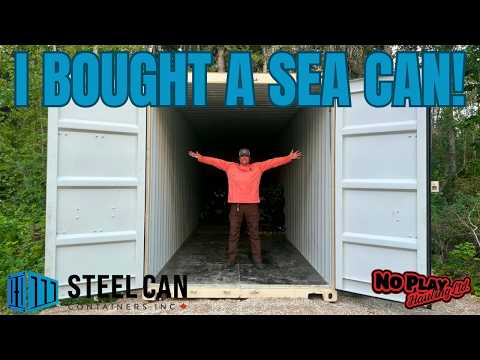 I BOUGHT A SEA CAN! Walkthrough and life update