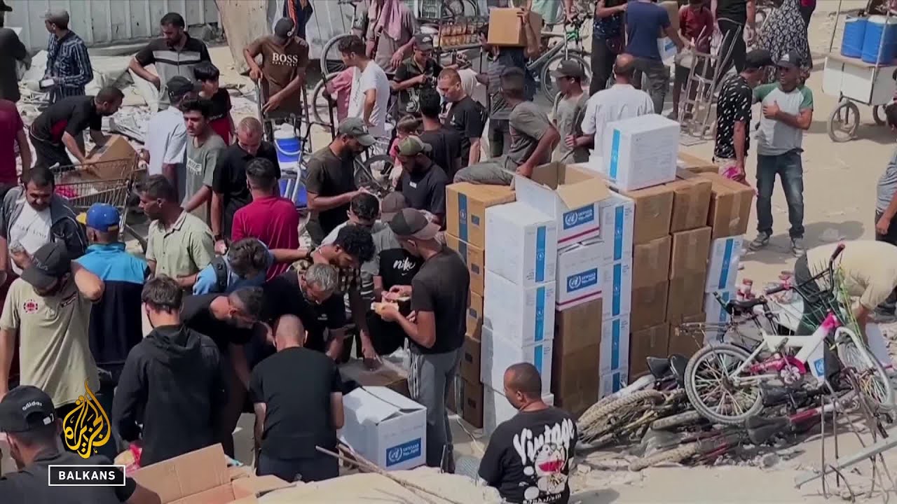 يكاد يكون من المستحيل توزيع الغذاء من جنوب قطاع غزة إلى شماله