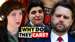Drew Pavlou & JD Vance DISTRAUGHT Over Stickers In ENGLISH Church