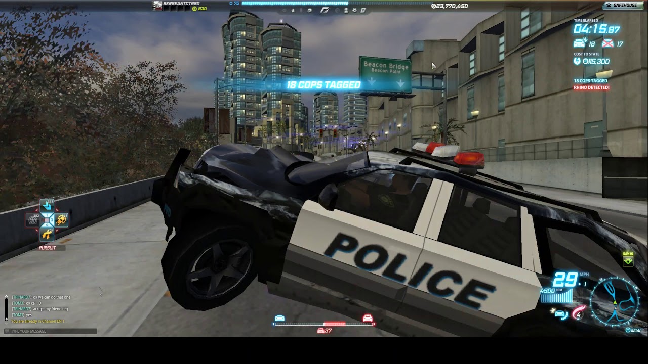 Need For Speed World - Dodge Charger SRT8 Super Bee Blue Juggernaut Edition