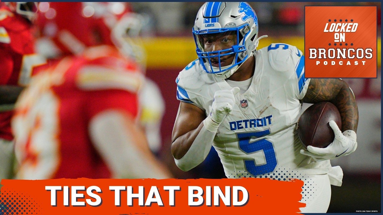 Denver Broncos CONNECTIONS to Detroit Lions RB David Montgomery Denver Broncos CONNECTIONS to Detroit Lions RB David Montgomery