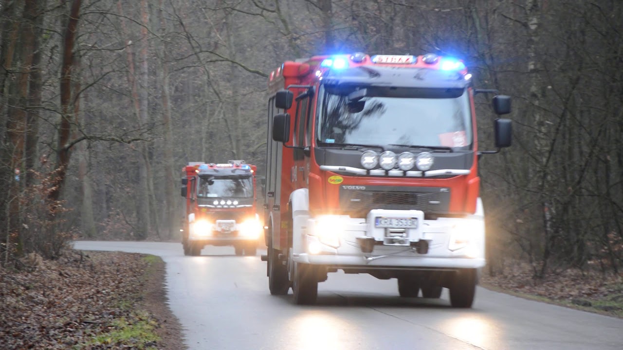 [GROVER] Przejazd alarmowy GBA 3/16 - Volvo FL 280 4x4 Bocar - OSP Tenczynek i Nawojowa Góra.