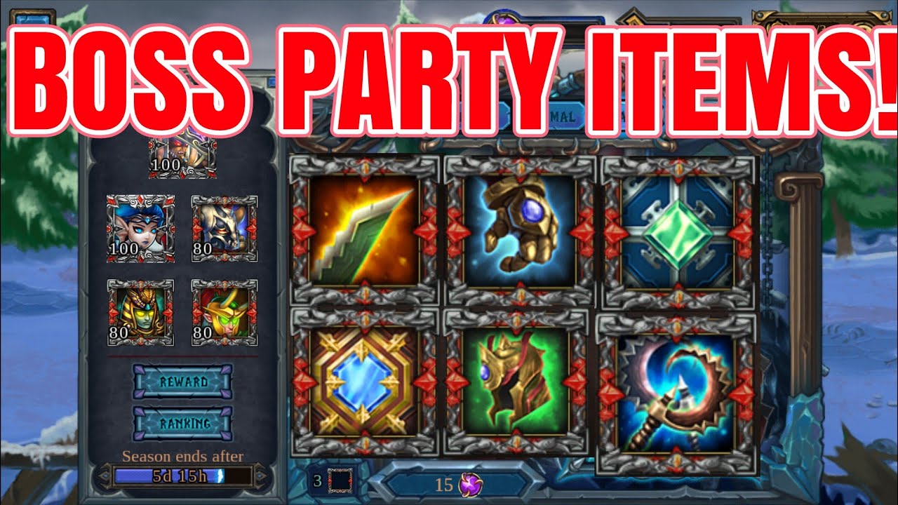 Are Boss Party items any good? - Epic Heroes War Boss Party Items