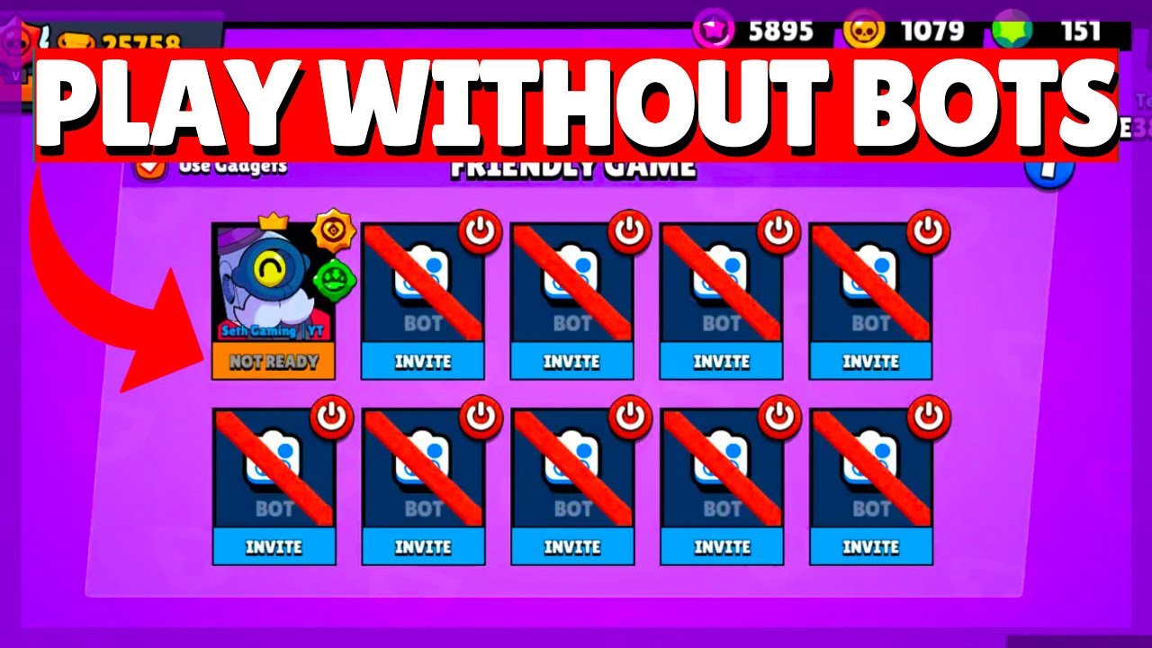 How To Play SHOWDOWN WITHOUT BOTS (Brawl Stars) #Shorts