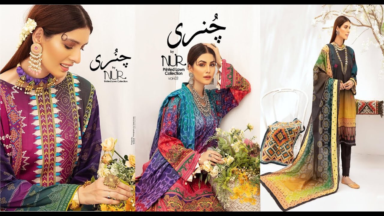 Nur Summer Collection 2021 | Chunri | Original | Nur Summer Collection | Summer Dresses