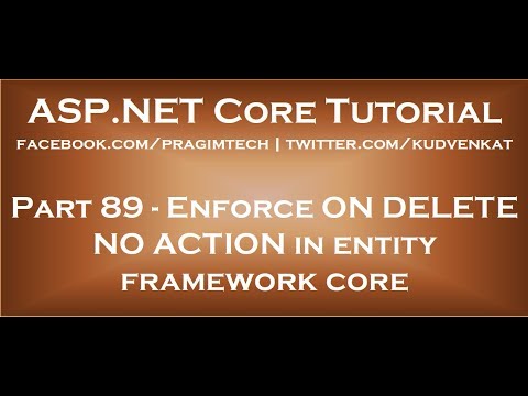 the insert statement conflicted with the foreign key constraint . the conflict occurred in database - Enforce ON DELETE NO ACTION in entity framework core