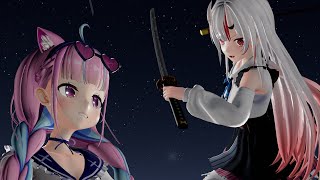 Minato Aqua vs Nakiri Ayame BOSS FIGHT QTE 2【Hololive Animation】