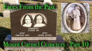 Mount Carmel Cemetery Part 10 - Walking and Viewing the Graves and Mausoleums in Hillside, Illinois.