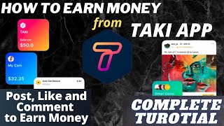 How to use Taki App to Make money Online | Complete Tutorial | Web 3.0 Social Media App screenshot 3