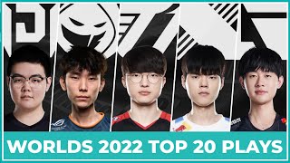 Top 20 Best Plays Worlds 2022 - Group Stage