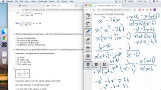 Math 30 2 Rational Expressions & Equations Test 1
