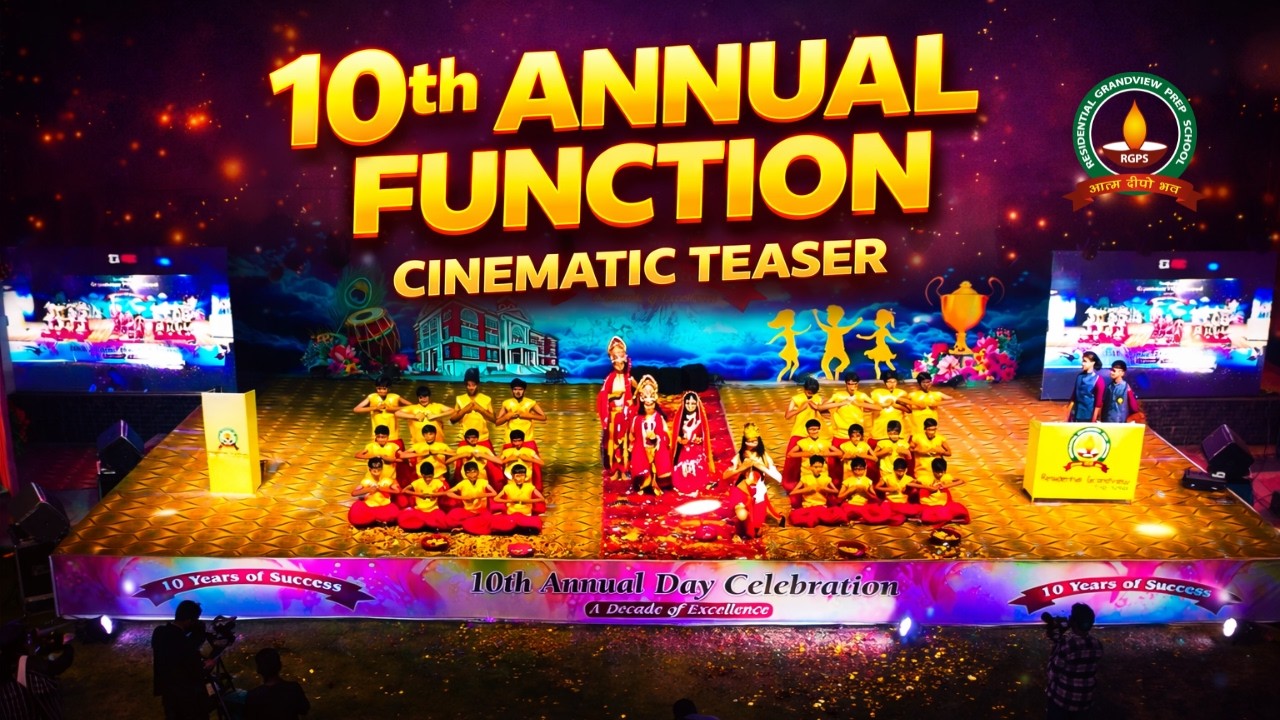 10th Annual Function 2026 Cinematic Teaser | Residential Grandview Prep ...