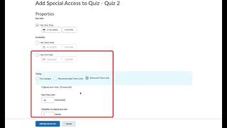 Special Access Quiz D2L