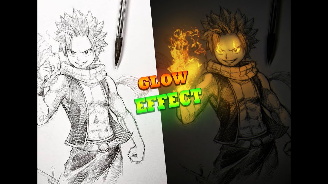 Glow Effect Tutorial on Anime Character Lyion Bolte - YouTube