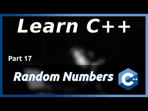 Generating Random Numbers - C++ Tutorial (Part 17)