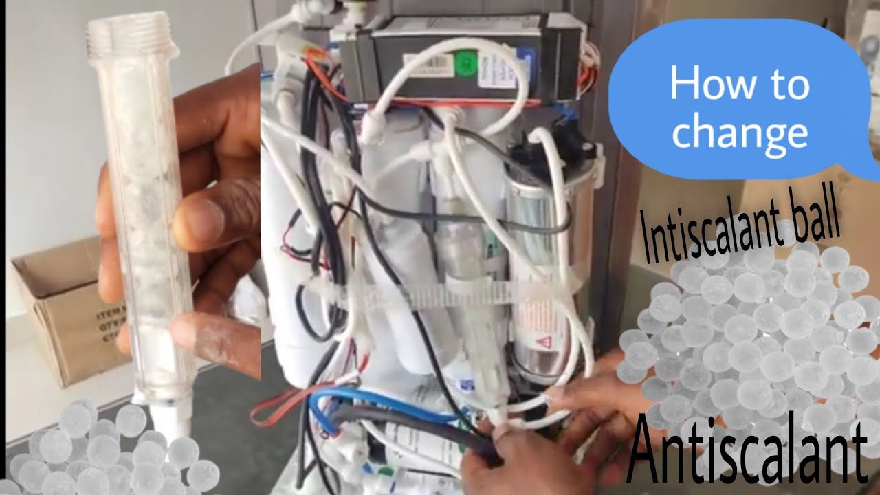 How to change aquaguard Reviva NXT RO UV intiscalant ball YouTube
