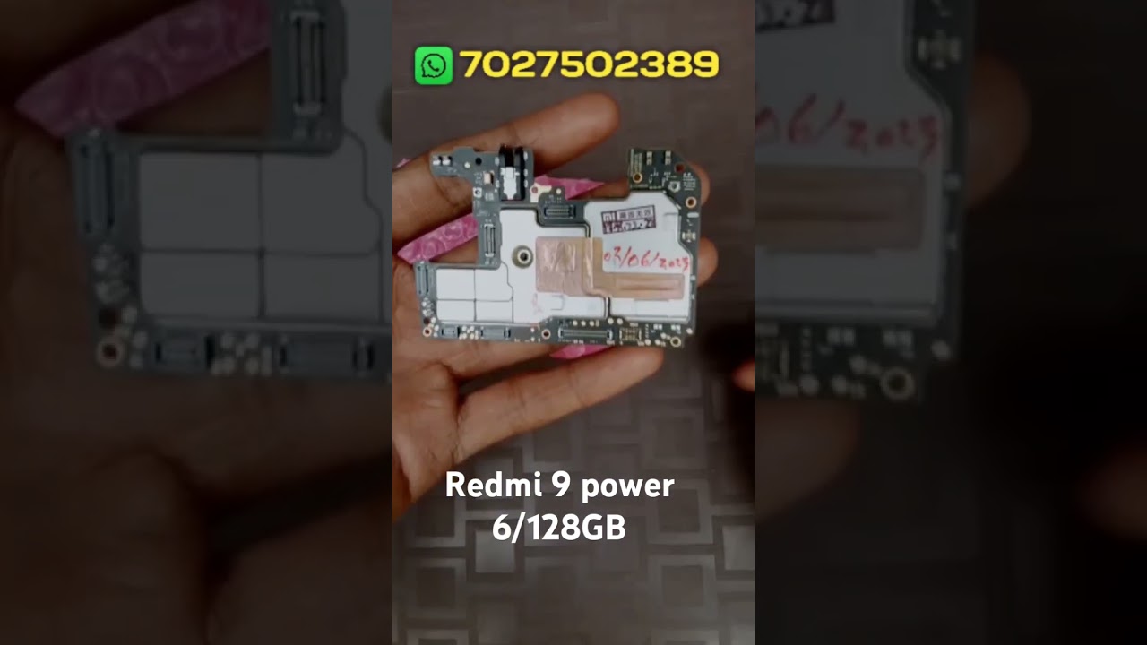 Redmi 9 power new motherboard 