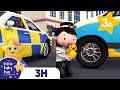 Wheels on the Police Car DUCK ESCAPE | Little Baby Bum| 🚌Wheels on the BUS Songs! | 🚌Nursery Rhyme