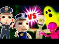 Policeman vs Monsters | Cartoon for Kids | Dolly and Friends