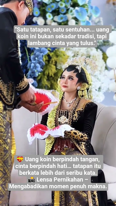 💝 Pengantin Pria Beri Uang Koin & Tatapan Penuh Cinta pada Sang Mempelai #shorts