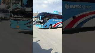 Daewoo express abbotabad terminal #daewoo #adilshah #shortsfeed #travel #volvobus #warraich #buses