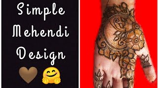 Simple & latest mehendi design by muskan  Henna design ??
