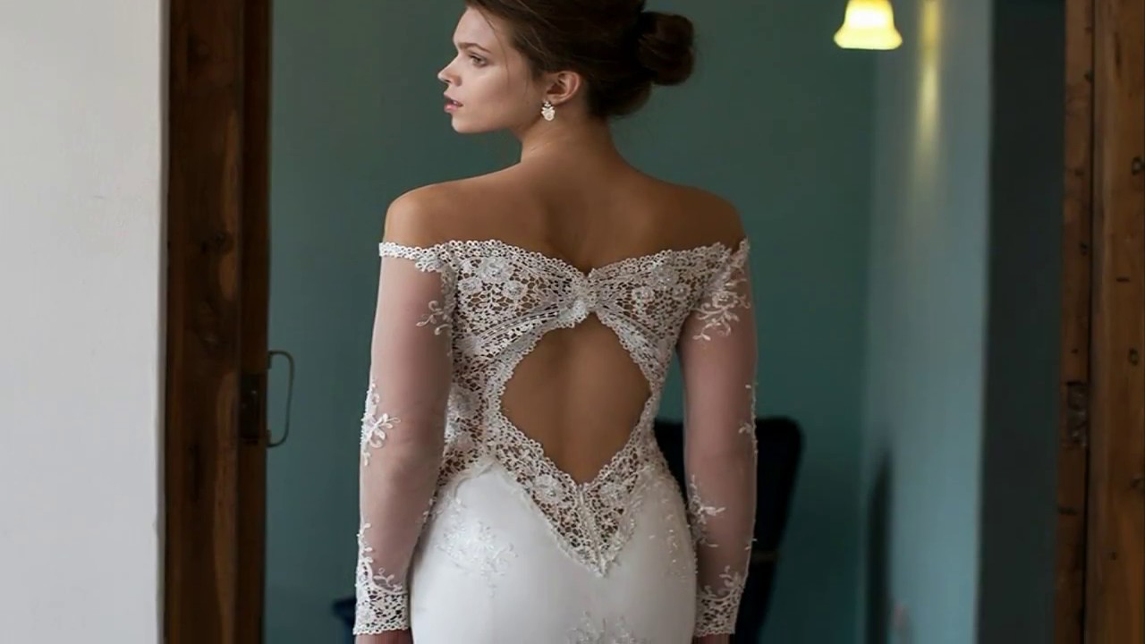 Amazing Lace Sweetheart Wedding Dress Long Sleeve