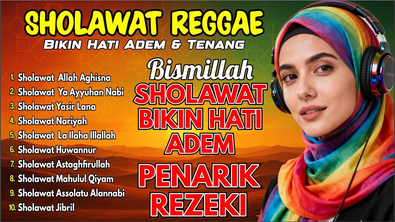 SHOLAWAT REGGAE PALING MENYENTUH 2026  Merdu & Bikin Hati Adem & Tenang