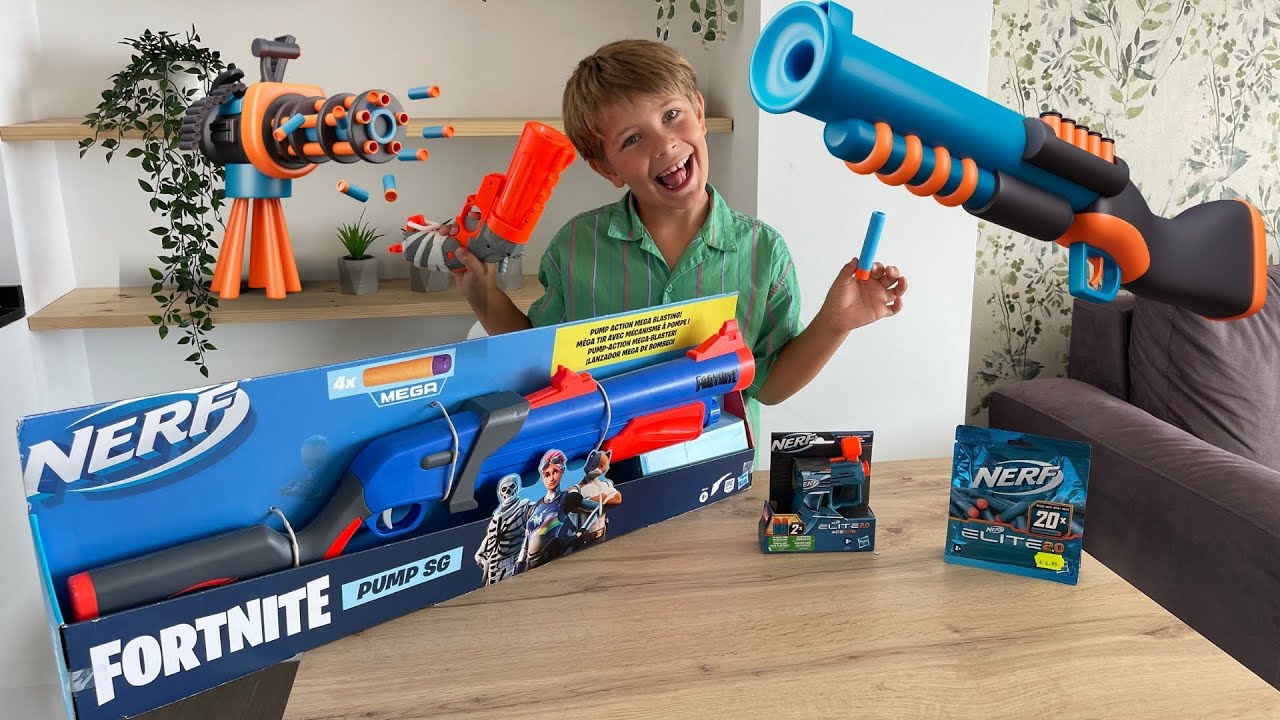 Новые Nerf подъехали 😎 Дробаш, револьвер и маленький Elite 2.0 mini