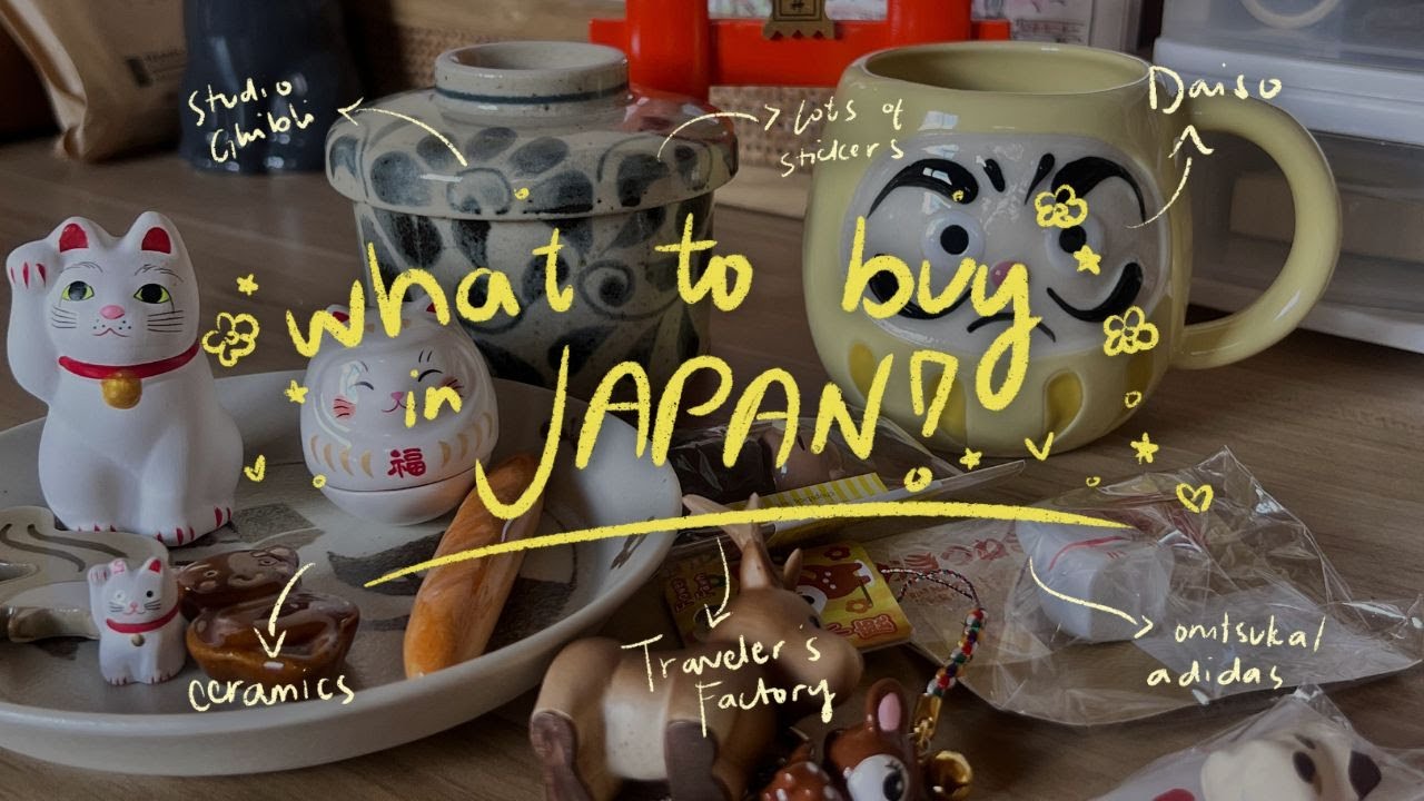 ✧ japan haul winter '24 ✧ | studio ghibli, traveler's factory, ceramics, daiso, onitsuka, adidas