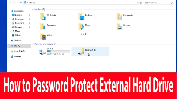 How to Password Protect External Hard Drive | Lock USB Drive With Password Without Any Software