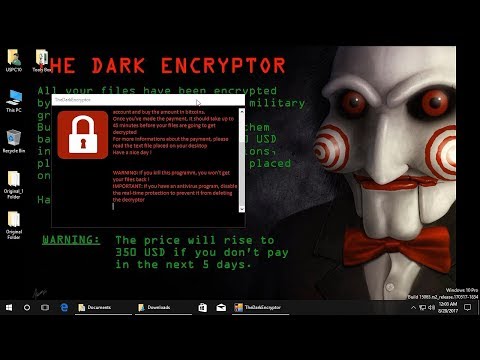 AppCheck Anti-Ransomware : TheDarkEncryptor Ransomware (.tdelf) Block Video