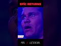 Normal returns vs epic returns shorts wwe 4k