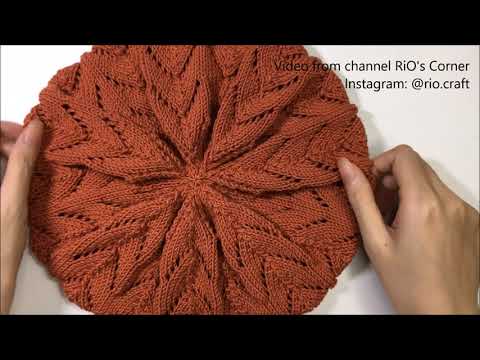 Video [Knitting] Beret Hat | Đan mũ nồi xinh cho bé | RiO's... - youtube