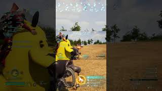 The Power of Grizzbolt's Minigun #palworld #pokemonwithguns