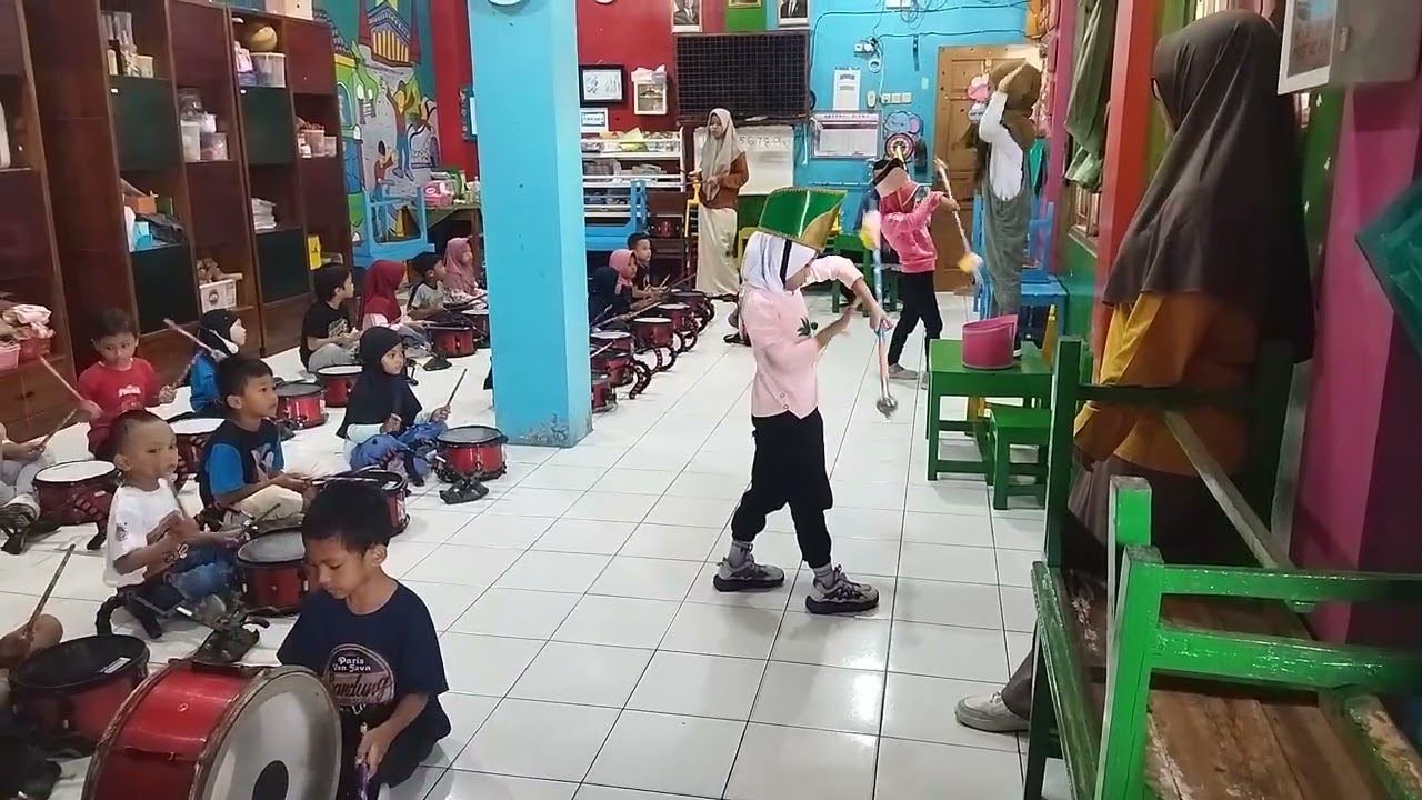 Erina - latihan 1 drumband TK Al Islam 4 (Februari 2026)