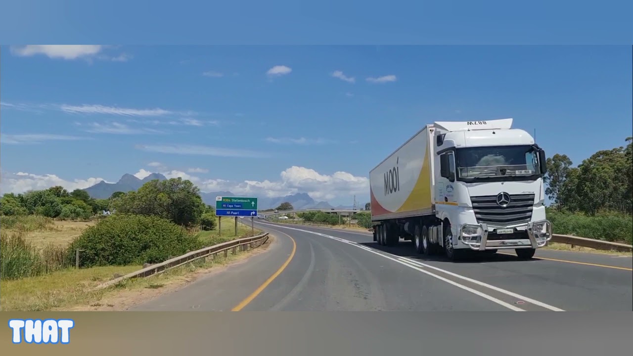 DRIVING TO STELLENBOSCH FROM DURBANVILLE -  LONG WAY AROUND 