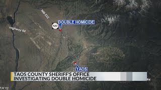 Taos County Sheriff's Office investigating double homicide